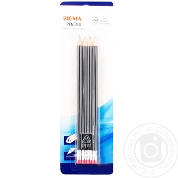 Sigma Pencils with elastic 4pcs - buy, prices for METRO - photo 2