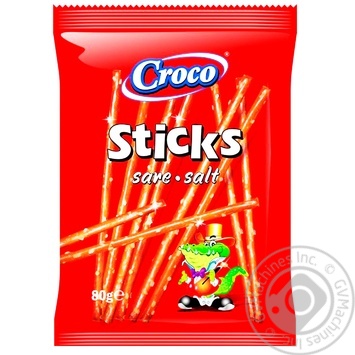 Соломка Croco Sticks солона 80г