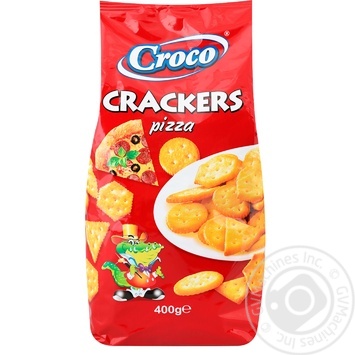 Croco Crackers with pizza flavor 400g - buy, prices for - photo 1