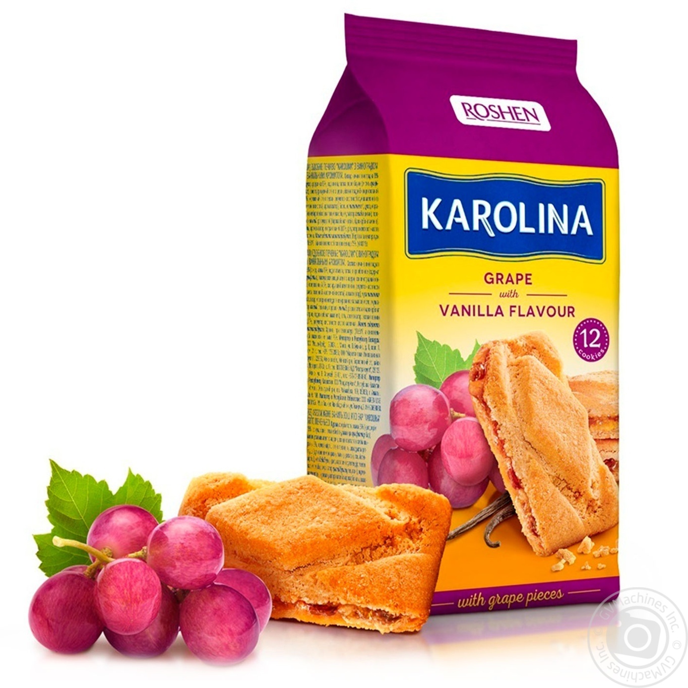 

Печенье Roshen Karolina сдобное с виноградом и ванильным ароматом 225г