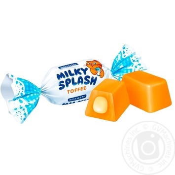 Цукерки Рошен Milky Splash з молочною начинкою вагові