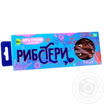 Снеки Рибстери Ікра тріски солоно-в'ялена 50г - купити, ціни на МегаМаркет - фото 1