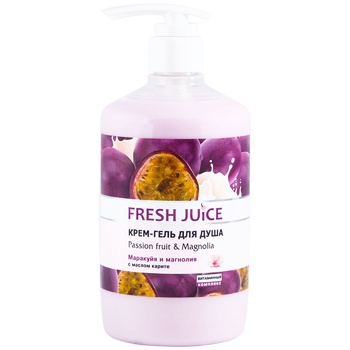 Гель для душа Fresh Juice Маракуйя и магнолия 750мл - купить, цены на ULTRAMARKET - фото 2