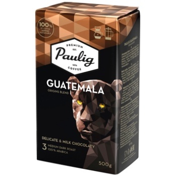 Paulig Guatemala Coffee Natural Fried Ground 500g - buy, prices for METRO - photo 1