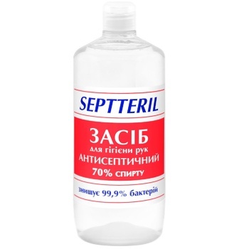 Антисептик Septteril 70% 1л - купити, ціни на METRO - фото 1