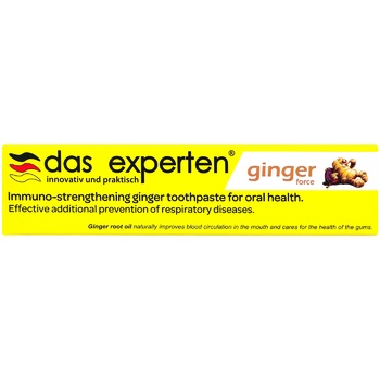 Зубная паста Das Experten Ginger Force 70мл - купить, цены на ULTRAMARKET - фото 2