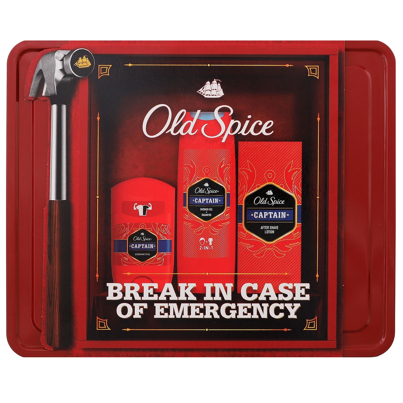 

Подарочный набор Old Spice Captain Grooming Tin для мужчин
