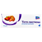 Тісто Aro листкове дріжджове заморожене 1кг