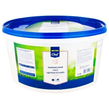 Metro Chef Delicacy Mayonnaise Sauce 30% 4.7kg - buy, prices for METRO - photo 1