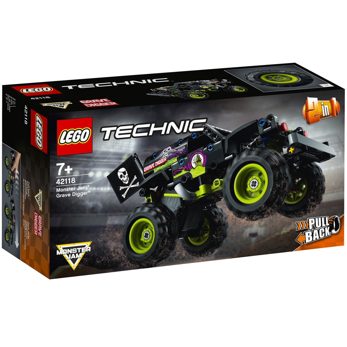 

Конструктор Lego Technic Grave Digger Monster Jam