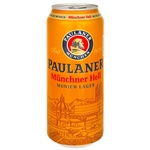 Пиво Paulaner Original Munchner Hell 4,9% 0,5л