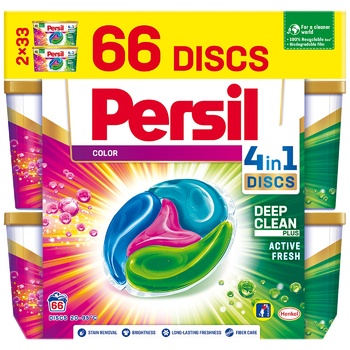 PERSIL DISCS КАПС COLOR 66ШТ