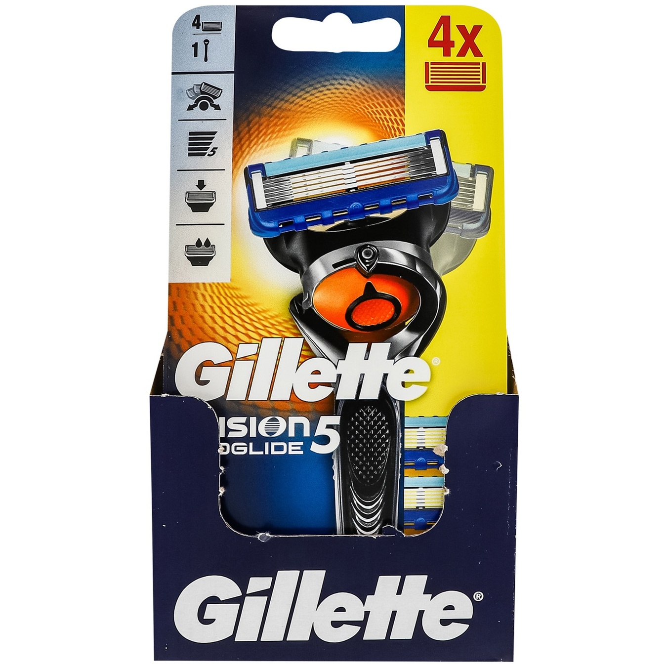 

Бритва Gillette Fusion ProGlide 5 с 4 сменными касетами