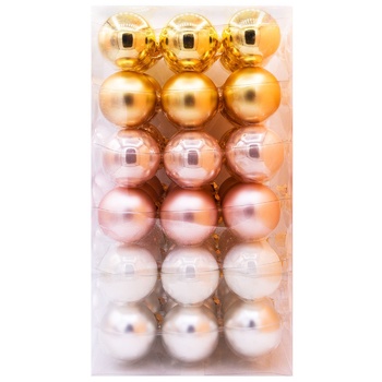 Set of Christmas Tree Balls 57mm 54pcs - buy, prices for - photo 2