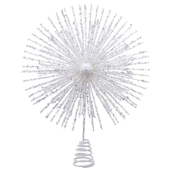 Decoris White Star Top for Christmas Tree 37cm - buy, prices for - photo 2