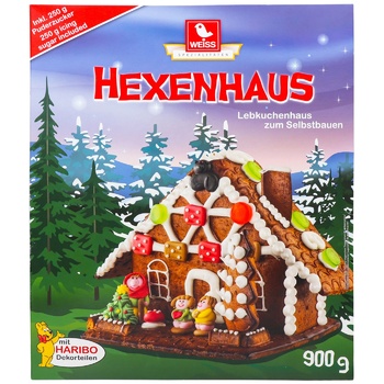 Lambertz Weiss Hexenhaus Gingerbread House 900g - buy, prices for - photo 1