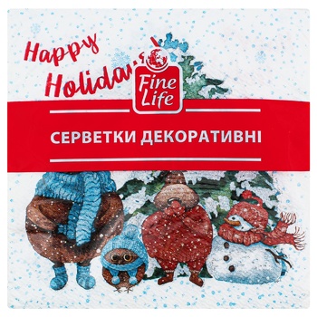 Салфетки Fine Life 16шт 33х33см