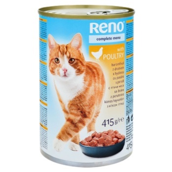 Reno Poultry in Jelly Cat Food 415g - buy, prices for METRO - photo 1