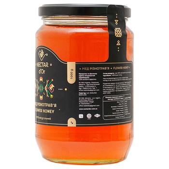 Nectar d'Or herbs honey natural 1000g - buy, prices for ULTRAMARKET - photo 4