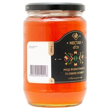 Nectar d'Or herbs honey natural 1000g - buy, prices for Auchan - photo 2