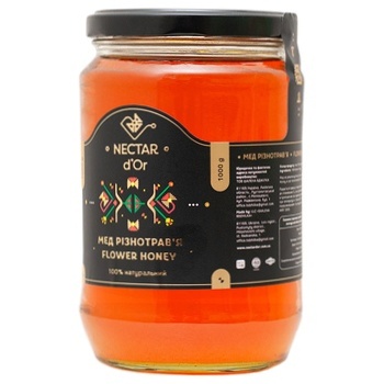 Nectar d'Or herbs honey natural 1000g - buy, prices for ULTRAMARKET - photo 3