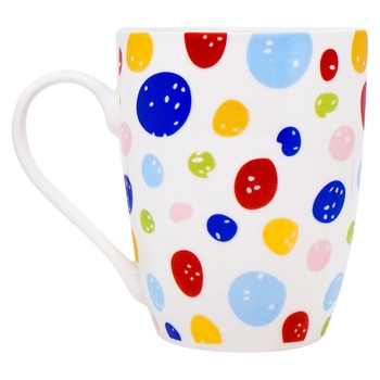 ZED Abstraction Circles Ceramic Mug 350ml