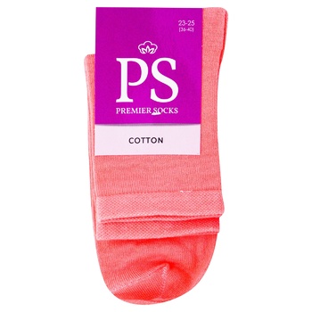 Шкарпетки Premier Socks жіночі класичні без малюнку р.23-25 - купити, ціни на ЕКО Маркет - фото 4