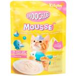Корм вологий Moochie Mousse з тунцем та кальмаром для кошенят 70г