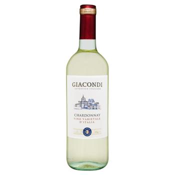 Вино Giacondi Chardonnay Delle Venezie біле сухе 11,5% 0,75л - купити, ціни на NOVUS - фото 1