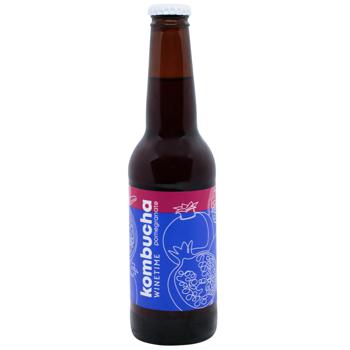 Winetime Pomegranate Kombucha 0.33l - buy, prices for WINETIME - photo 1