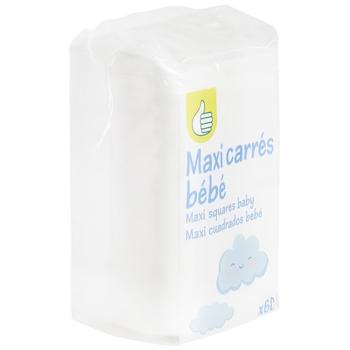 Auchan Maxi Squares Baby 60pcs