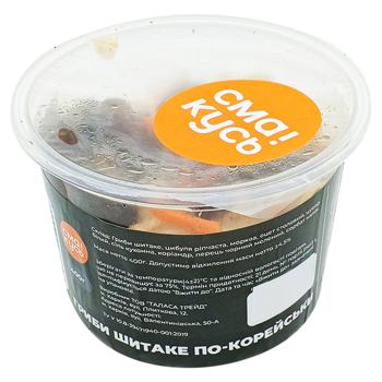 Гриби шиїтаке по-корейськи 400г - купити, ціни на Чудо Маркет - фото 1