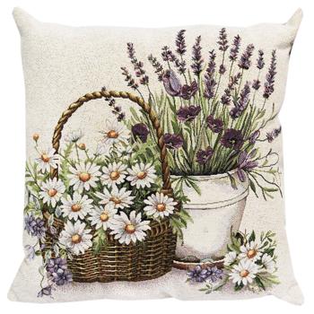 Provence Chamomiles in Basket Pillow 45*45cm - buy, prices for MegaMarket - photo 1
