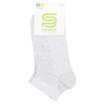 Носки Premier Socks Эконом детские короткие ажурная сетка р.18-20 в ассортименте - купить, цены на ЕКО Маркет - фото 4