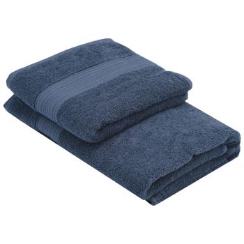 Рушник махровий Ardesto SuperSoft синій 70*140см - купити, ціни на - фото 3