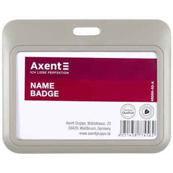Axent Gray Horizontal Name Badge 85х54mm - buy, prices for Auchan - photo 1