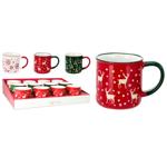 Чашка різдвяна Excellent Houseware кераміка 250мл в асортименті