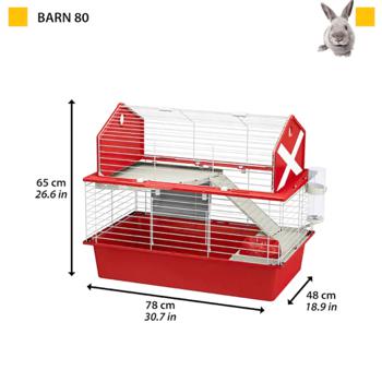 Ferplast Barn 80 Rodent Cage 78x48x65cm - buy, prices for MasterZoo - photo 2