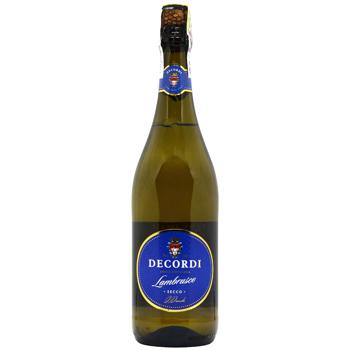 Decordi Lambrusco Bianco Secco White Dry Sparkling Wine 10% 0.75l - buy, prices for - photo 1