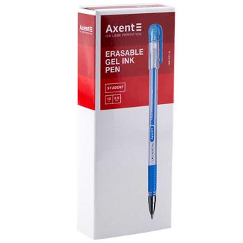 Ручка Axent Student пиши-стирай гелева синя 2шт - купити, ціни на METRO - фото 1