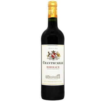 Вино Chantecaille Bordeaux Rouge красное сухое 13,5% 0,75л - купить, цены на Восторг - фото 1