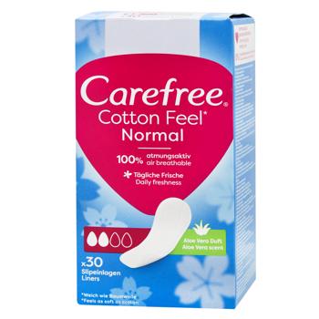 Carefree Cotton Aloe Daily Pads 30pcs - buy, prices for COSMOS - photo 3