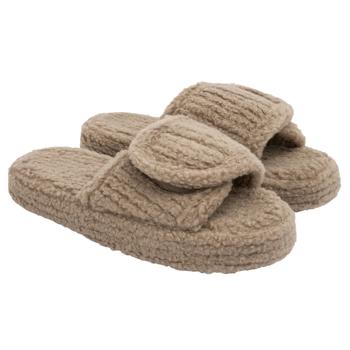 Twins HS Women's Fleece/Velcro Platform Slippers s.41 Beige - buy, prices for - photo 2