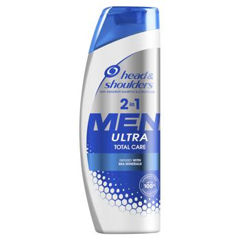 Шампунь Head & Shoulders Men Ultra Комплексний догляд проти лупи 2в1 360мл - купити, ціни на Auchan - фото 2