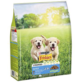 Friskies Junior Dry Food for Puppies with Chicken, Vegetables and Milk 2.4 kg - buy, prices for Tavria V - photo 1
