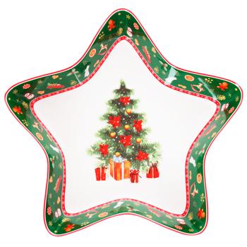 Bona Di Festive Flair Star Shaped Porcelain Dish 28cm - buy, prices for WINETIME - photo 1