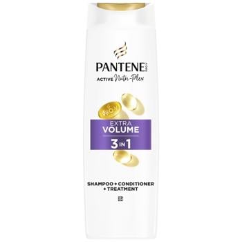 Шампунь PANTENE 325/360 мл 3в1 Додатковий об'єм