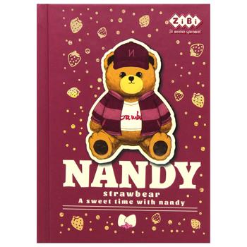 Блокнот Zibi Kids Line Bear Toy в клетку бордовый А6 64 листа - купить, цены на ULTRAMARKET - фото 1