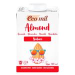 Almond Organic Milk Vegetable From Almonds Without Sugar 0.5L