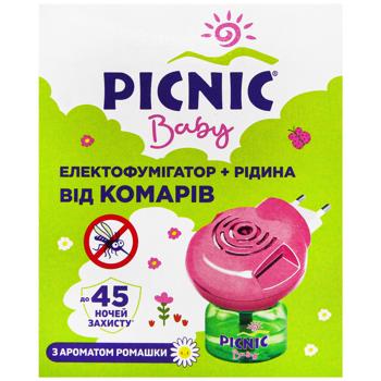 Picnic Baby Electrofumigator With Mosquito Repellent Liquid 30ml 45 Nights - buy, prices for - photo 2
